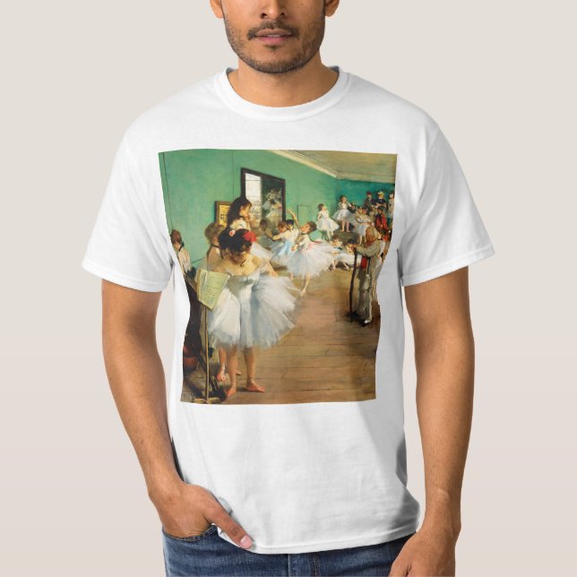 Camiseta La clase de danza (1874) de Edgar Degas (Anverso)