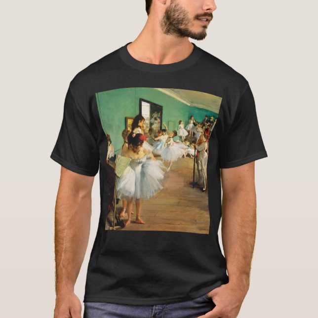 Camiseta La clase de danza (1874) de Edgar Degas (Anverso)