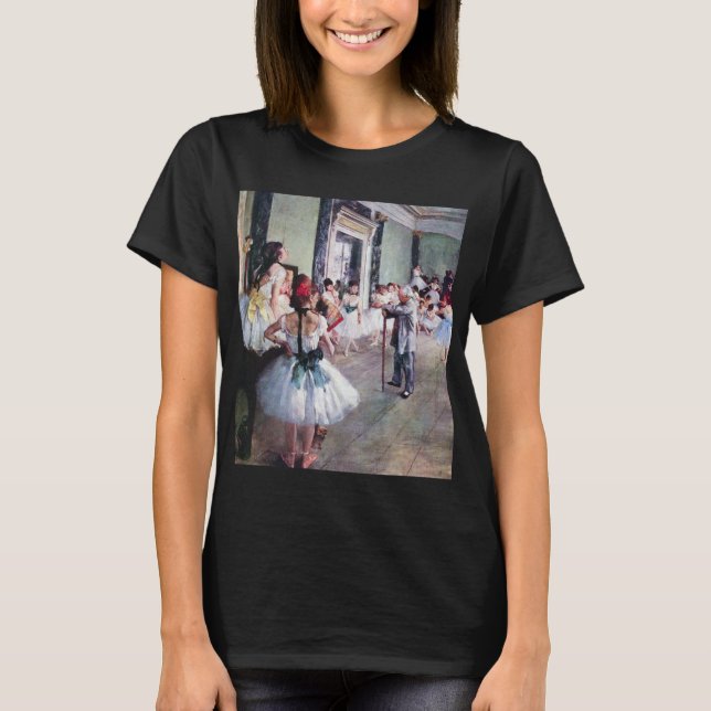 Camiseta La clase de danza de Edgar Degas, el arte de los b (Anverso)