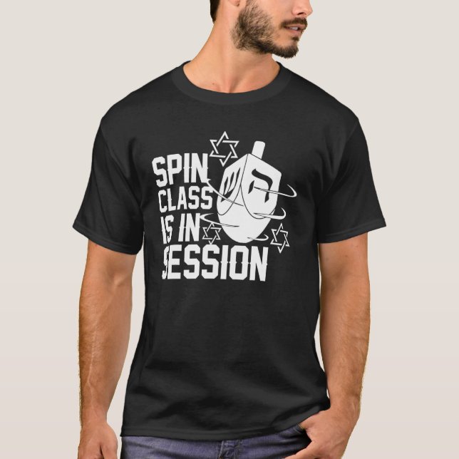 Camiseta La Clase De Giro Está En La Sesión Dreidel Funny H (Anverso)