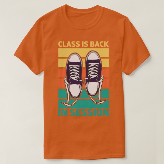 Camiseta La clase está de vuelta (Diseño del anverso)