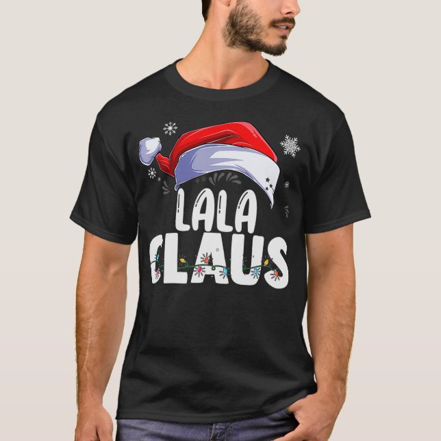 Camiseta La Claus Xmas Familia Coincide con la abuela Funny (Anverso)