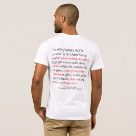 Camiseta La cláusula de los emolumentos de los hombres de