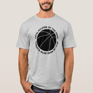 Camiseta La clavada del baloncesto añade nombre y la fecha