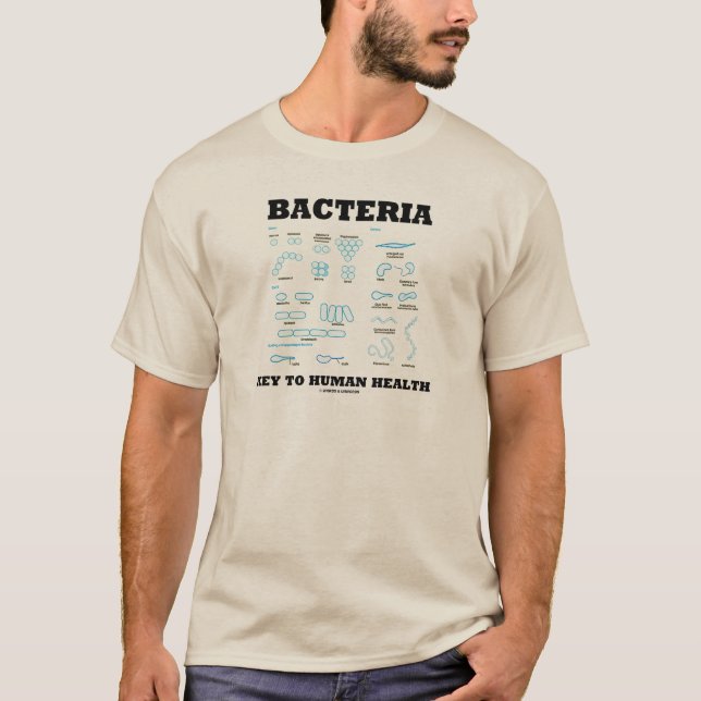 Camiseta La Clave De Las Bacterias Para La Morfología De La (Anverso)