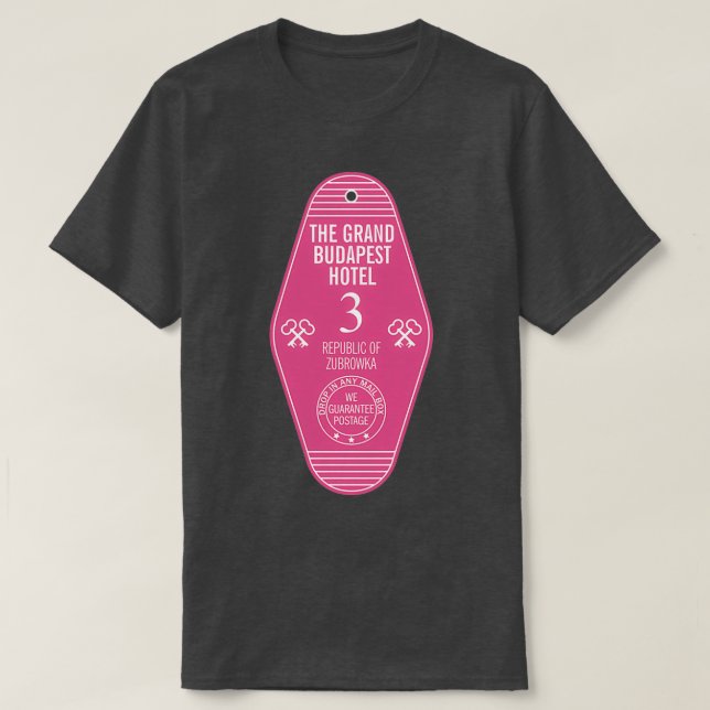 Camiseta La clave del hotel Grand Budapest (Diseño del anverso)