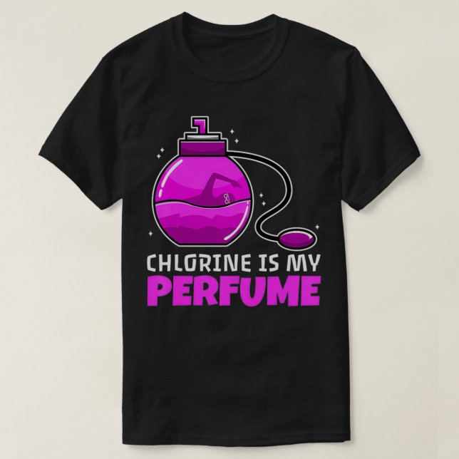 Camiseta La clorina femenina es mi perfume premium (Diseño del anverso)
