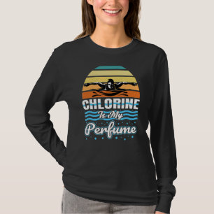 Camiseta La Cloro Es Mi Perfume Nadador Deporte De Baño