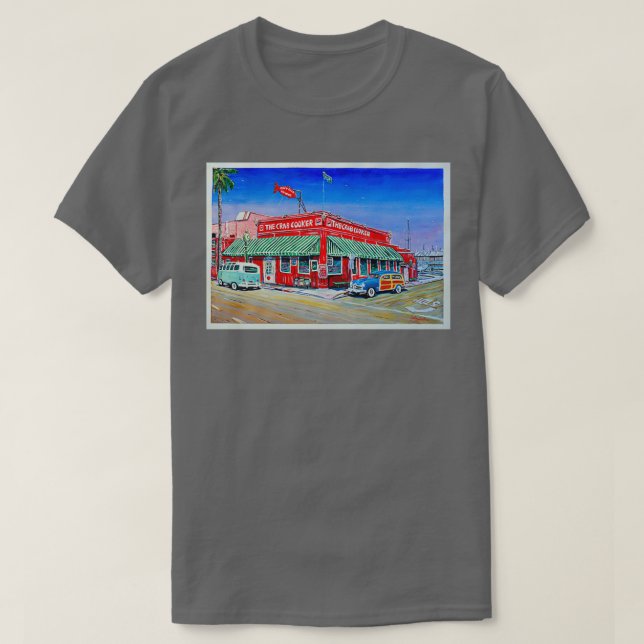 Camiseta La cocina cangrejo Newport Beach 1 (Diseño del anverso)