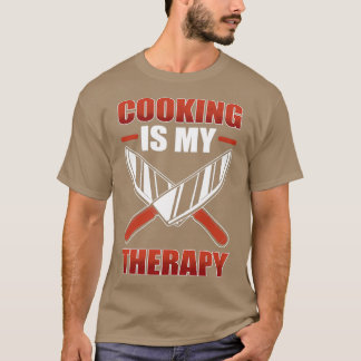 Camiseta La Cocina Es Mi Terapia Cocina Del Chef