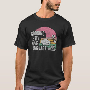 Camiseta La cocina retro es mi lenguaje de amor Cocina