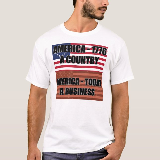 Camiseta La codicia americana (Anverso)