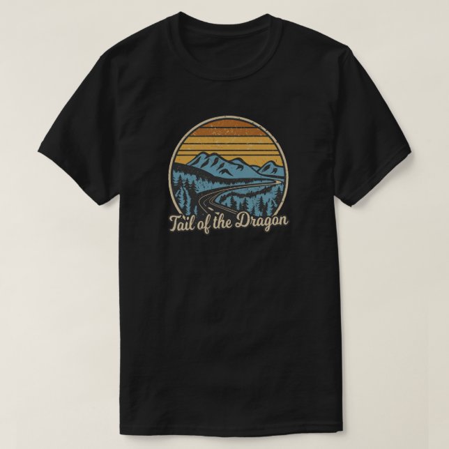 Camiseta La Cola Del Dragón Retro (Diseño del anverso)