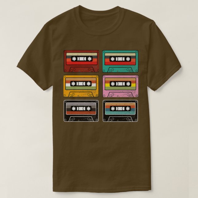 Camiseta La colección de cintas Cassette 80's 90 (Diseño del anverso)