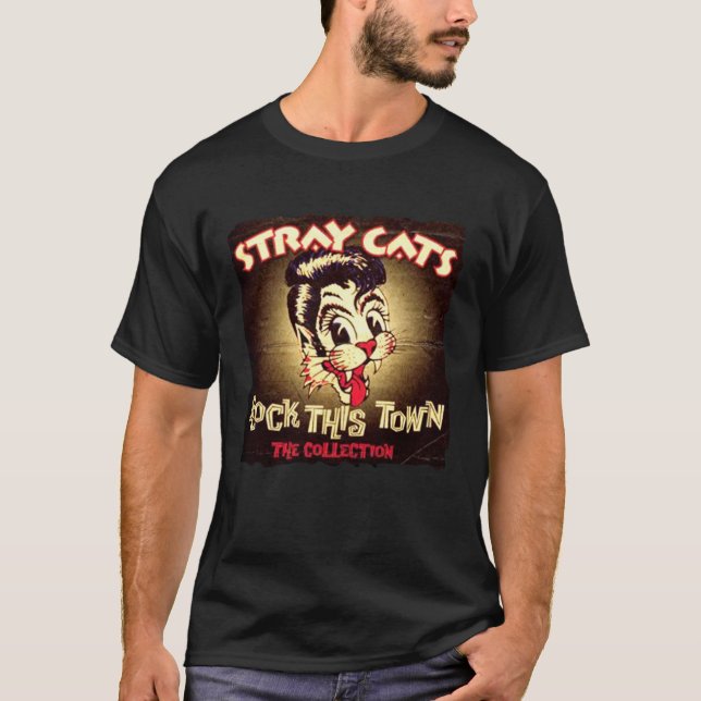 Camiseta La colección de regalos de arte de banda de gatos  (Anverso)