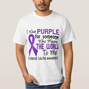 Camiseta La colitis ulcerosa significa el mundo a mí 2