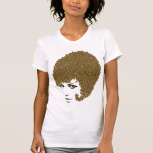 Camiseta La colmena de la abeja de la miel Pelo-hace