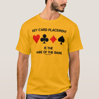 Camiseta La colocación de la llave electrónica es el nombre