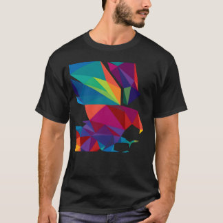 Camiseta La colorida familia de las aves divertida