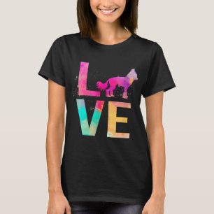 Camiseta La colorida madre de perro con crema china obsequi