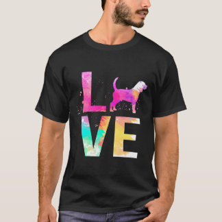 Camiseta La colorida madre del perro Beagle Regalos Beagle