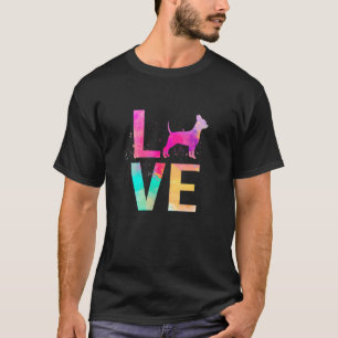 Camiseta La colorida madre del perro chihuahua
