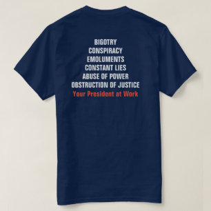 Camiseta La colusión de la intolerancia Emolumentos Obstruc