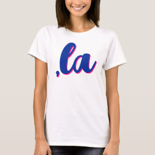 Camiseta ,la coma Kamala pronuncia sombra rosa de texto azu