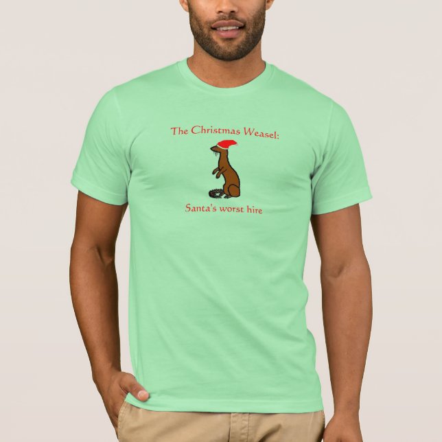 Camiseta La comadreja del navidad (Anverso)