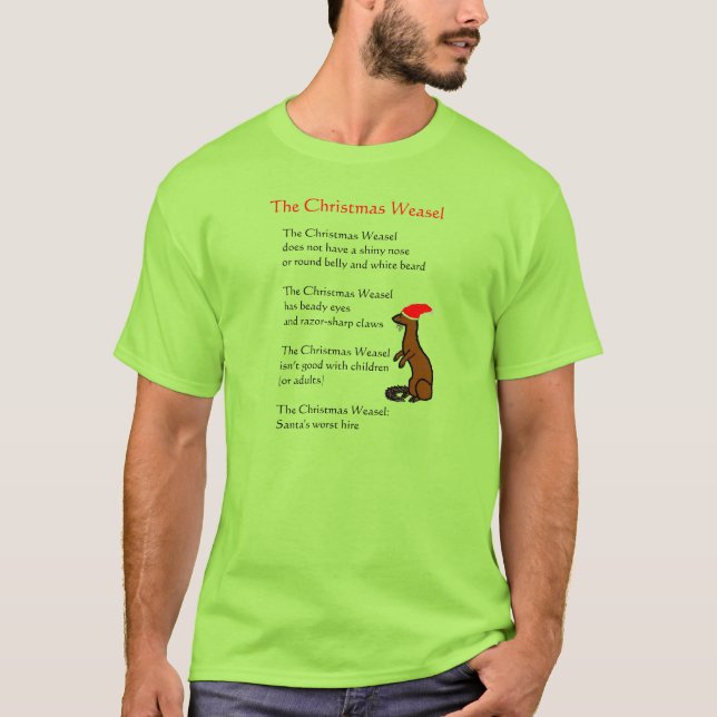Camiseta La comadreja del navidad (Anverso)