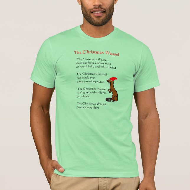 Camiseta La comadreja del navidad (Anverso)