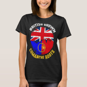 Camiseta La comanche británica crece gracias a las banderas