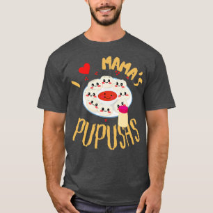Camiseta La comida de El Salvador me encanta las mamás Pupu