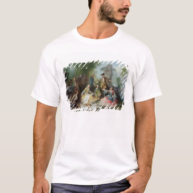 Camiseta La comida del fiesta de la caza, C. 1737 (Anverso)