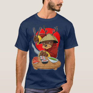 Camiseta La comida japonesa I Maki Lover I Samurai Sushi De