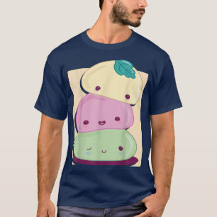 Camiseta La comida kawaii tierna anime japonés
