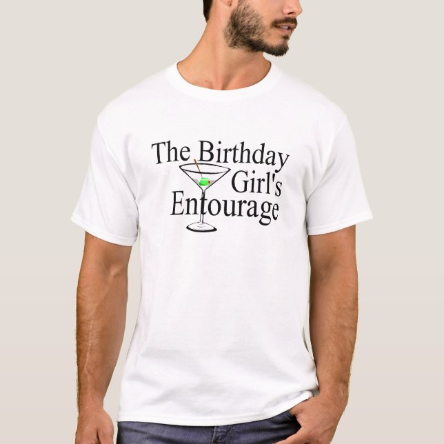 Camiseta La comitiva de los chicas del cumpleaños (Anverso)