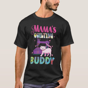 Camiseta La Compañera de Colchas de Mamá Gato Costurera Col