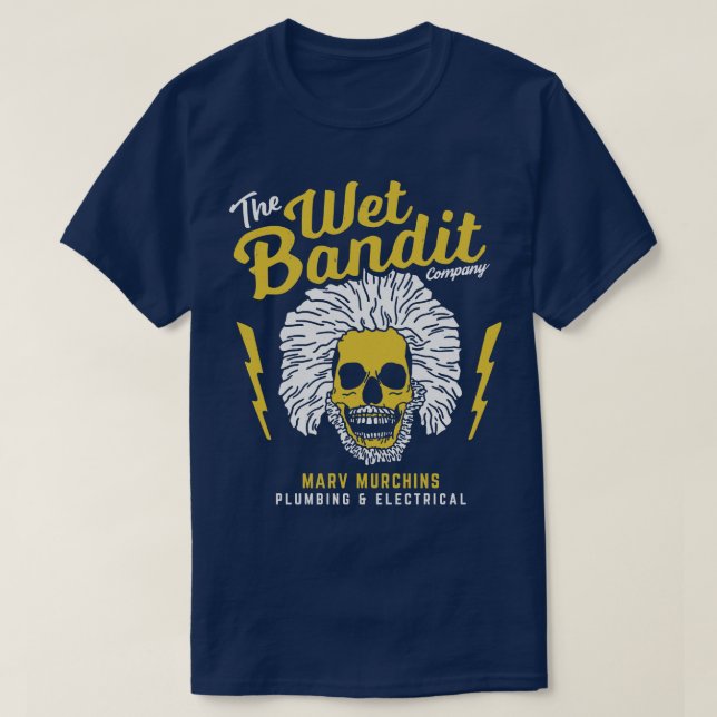 Camiseta La compañía Wet Bandit Marv Murchins Plumbing Elec (Diseño del anverso)