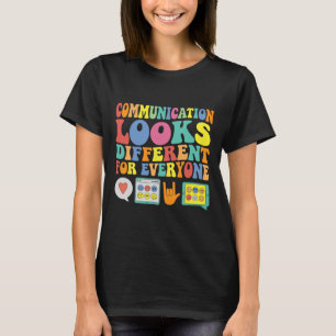 Camiseta La Comunicación Parece Diferente Para El Autismo D