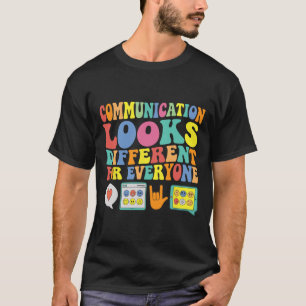Camiseta La Comunicación Parece Diferente Para El Autismo D