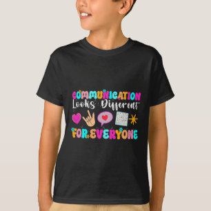 Camiseta La comunicación se ve diferente para todos el auti