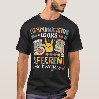 Camiseta La comunicación se ve diferente para todos el auti