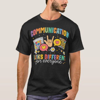 Camiseta La comunicación se ve diferente para todos el auti