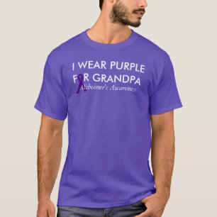 Camiseta La conciencia de Alzheimer conocido de encargo