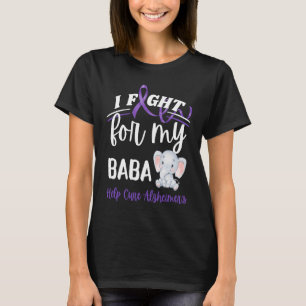 Camiseta La conciencia de Alzheimer frente a la ele de Baba