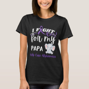 Camiseta La conciencia de Alzheimer frente a la ele de papá