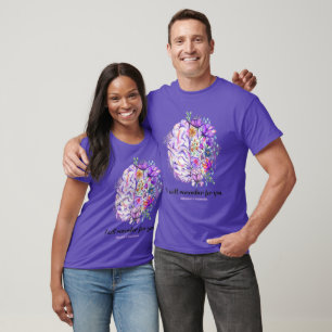 Camiseta La conciencia de Alzheimer que recordaré por ti