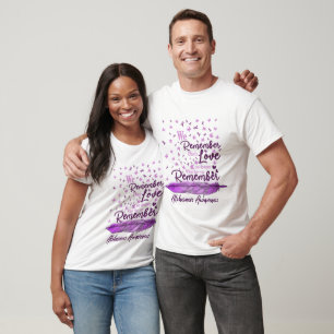 Camiseta La conciencia de Alzheimer recordamos su amor