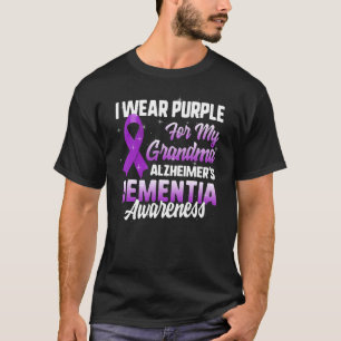 Camiseta La conciencia de la demencia de Alzheimer que uso